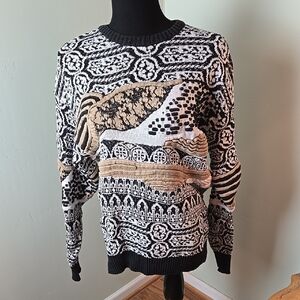 Vtg Tundra Canada Textured Sweater